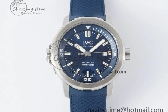 MIROTIME 0416 WellDesigned Aquatimer Automatic SS RSF 1:1 Best Edition Blue Dial on Blue Rubber Strap A 7057